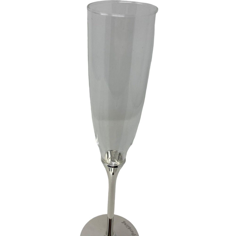 1‎ - Kate Spade Simply Sparkling Silver Crystal Champagne Flute (REPLACEMENT) - Picture 8 of 9
